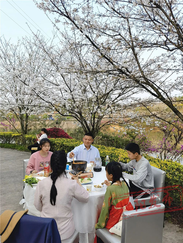 春三月 美酒城 醉一场花开漫天，江阳区丹林花朝节启幕(图11)